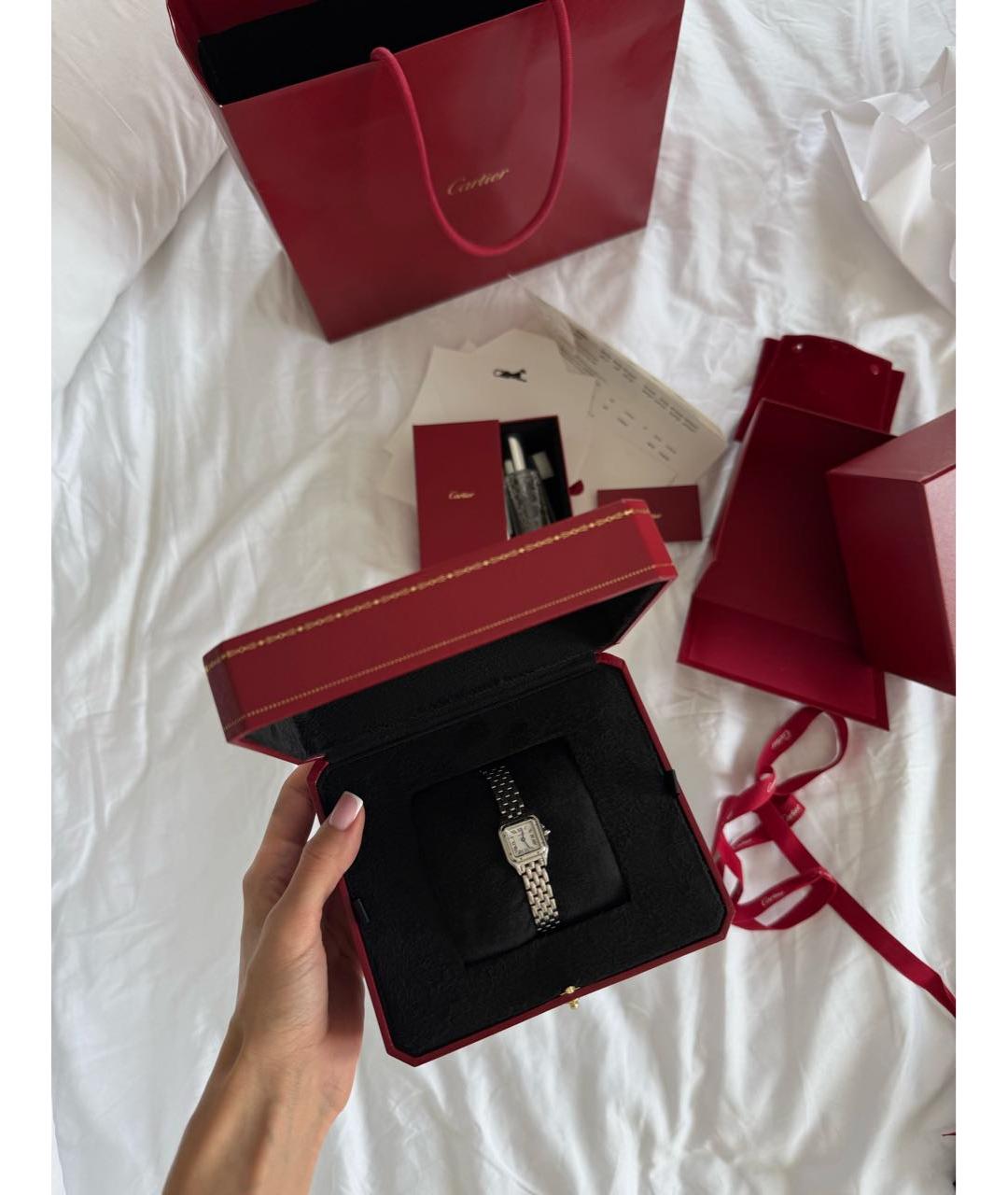 CARTIER Серебряные металлические часы, фото 6