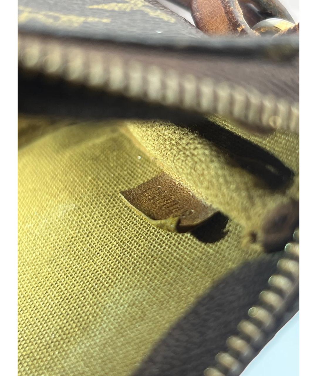 LOUIS VUITTON Коричневая сумка с короткими ручками, фото 8