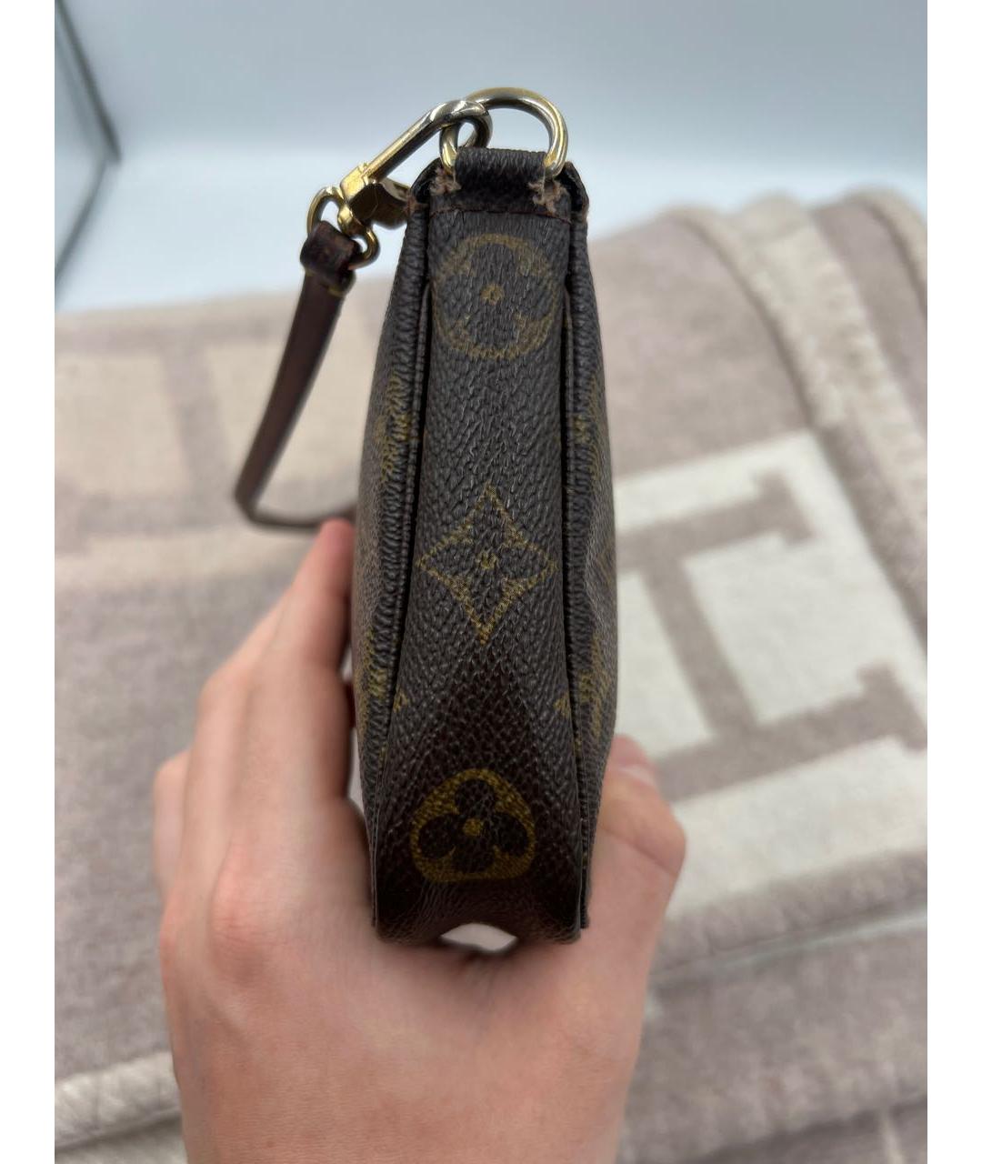 LOUIS VUITTON Коричневая сумка с короткими ручками, фото 4