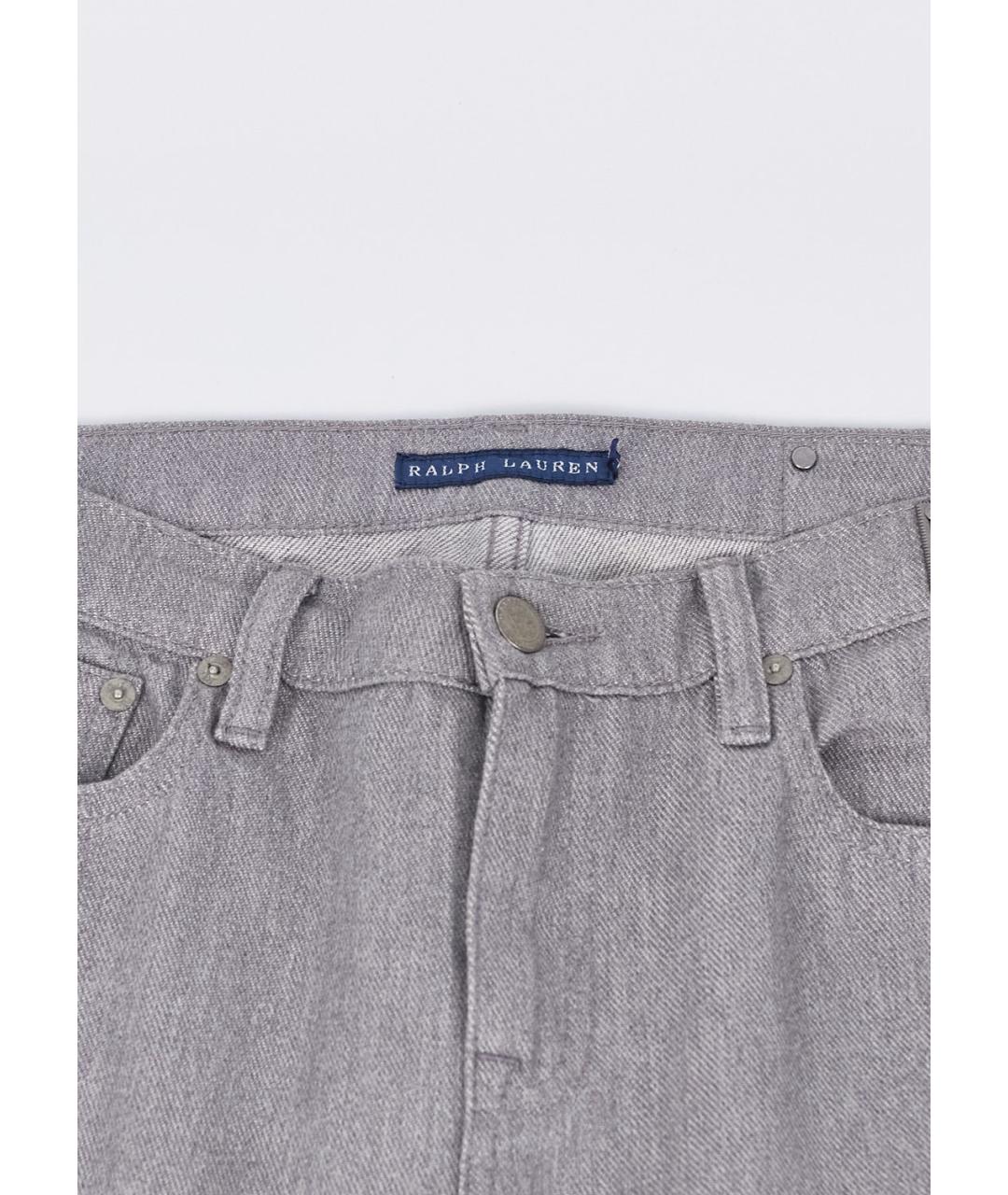 RALPH LAUREN Серые джинсы слим, фото 3