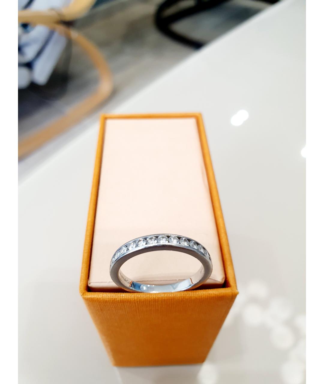 TIFFANY&CO Серебряное платиновое кольцо, фото 3