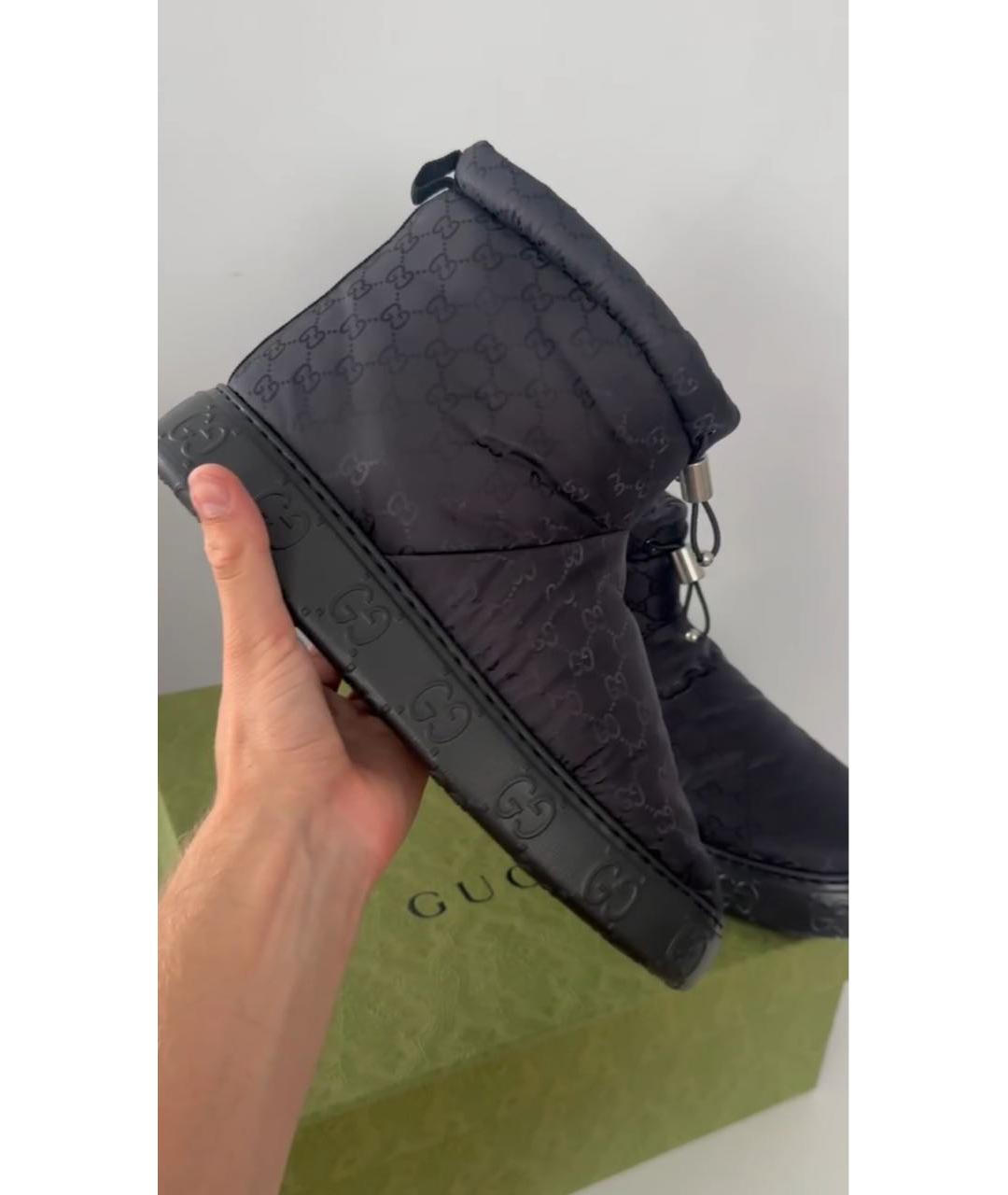 GUCCI Черные полусапоги, фото 3