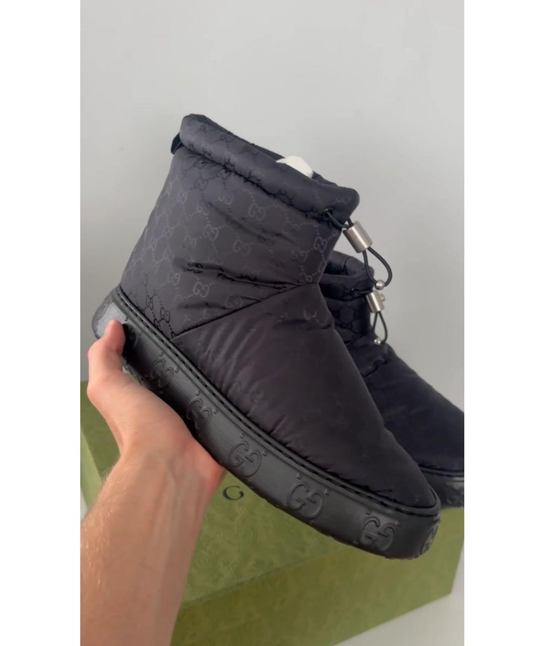 GUCCI Черные полусапоги, фото 5