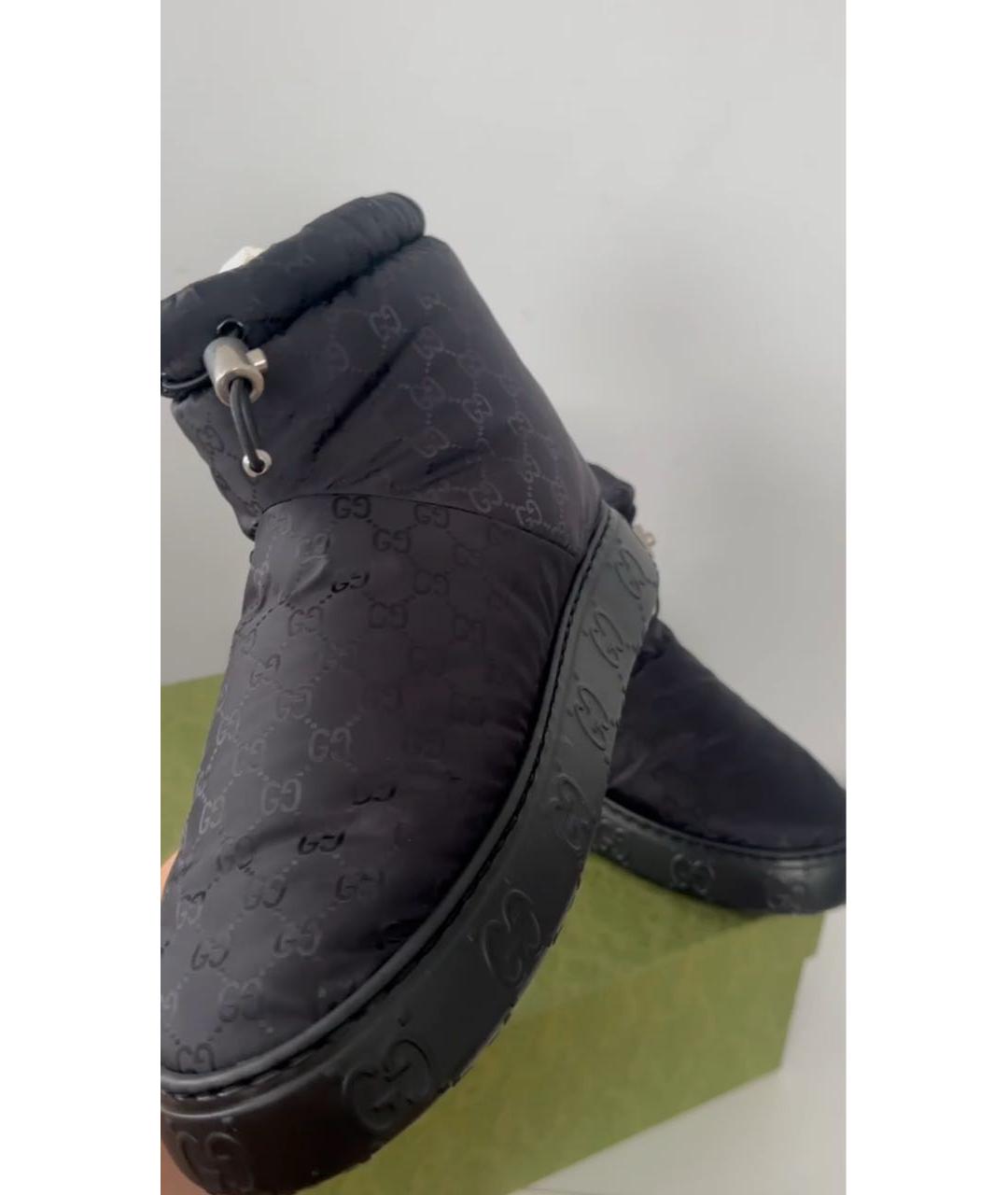 GUCCI Черные полусапоги, фото 4