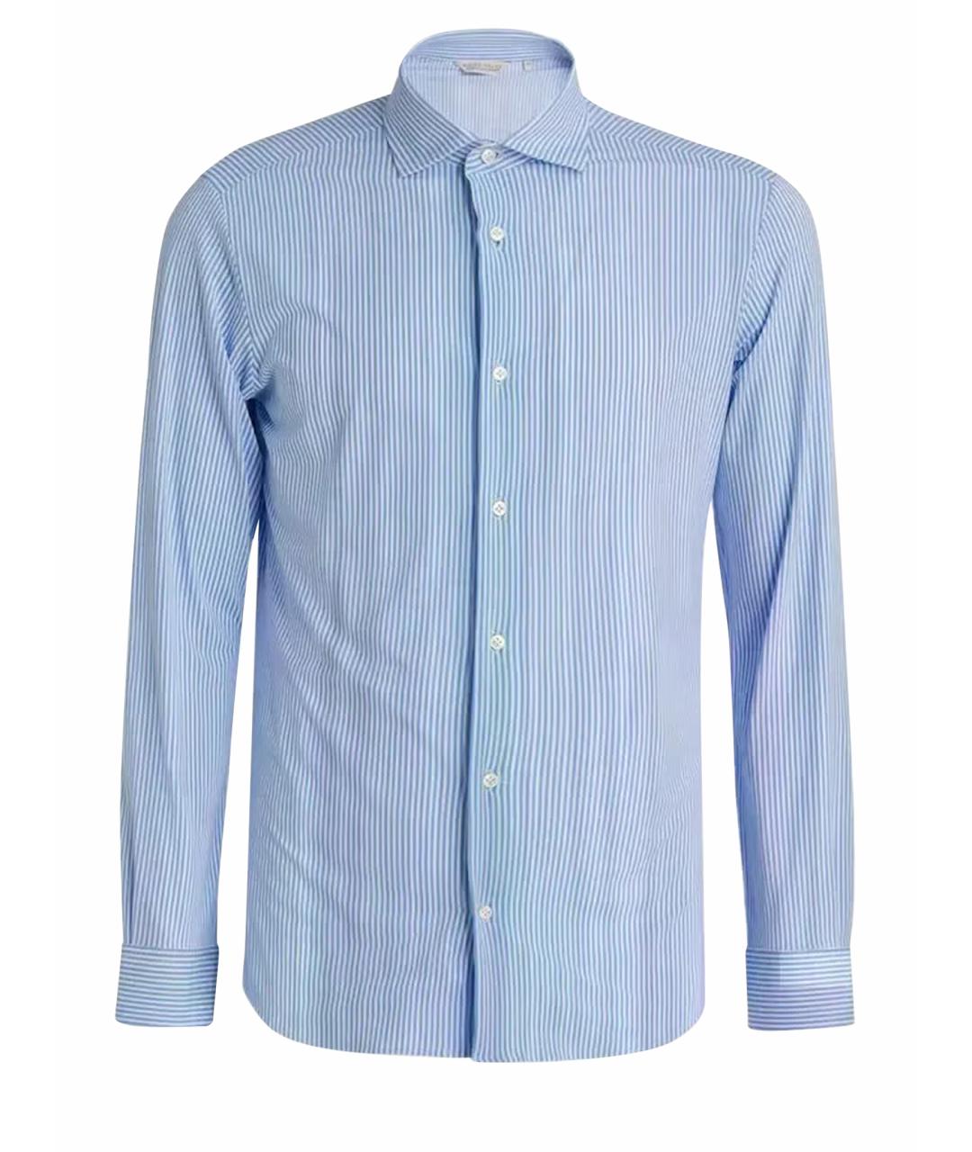 BRIONI Голубая хлопковая классическая рубашка, фото 1
