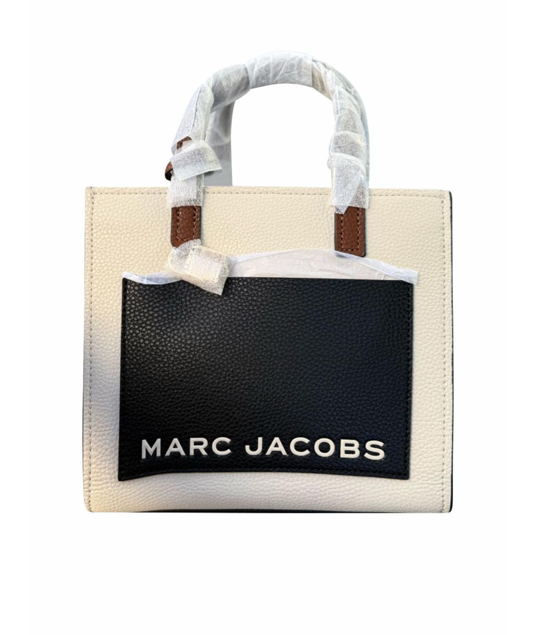 MARC JACOBS Бежевая кожаная сумка тоут, фото 1