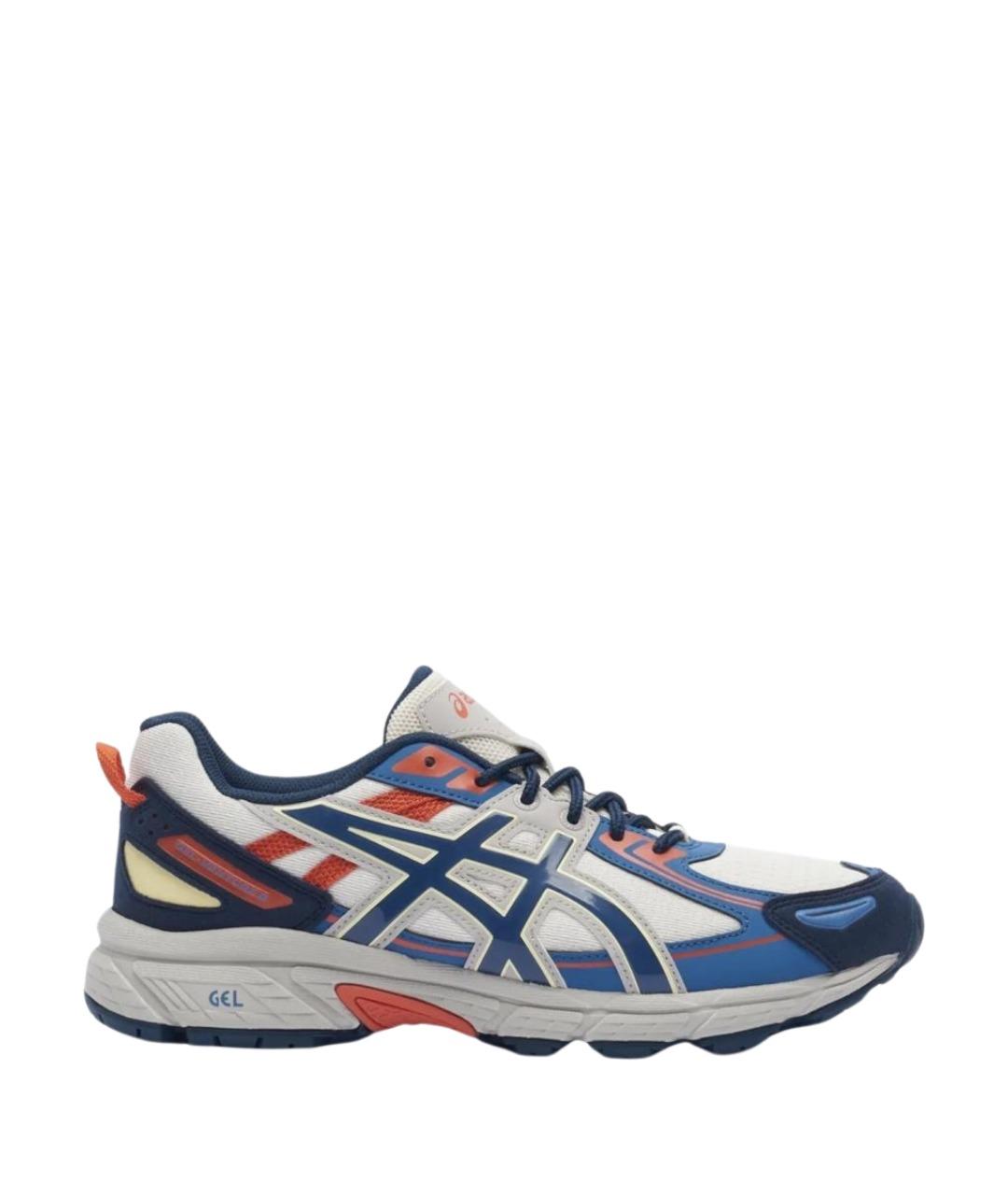 ASICS Белые текстильные кроссовки, фото 1