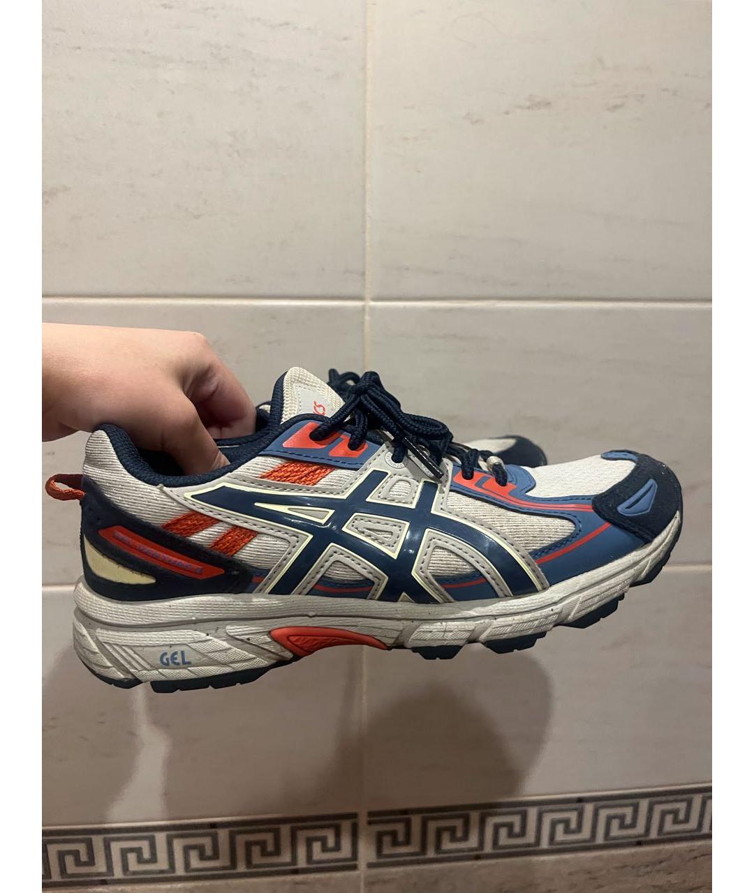 ASICS Белые текстильные кроссовки, фото 2