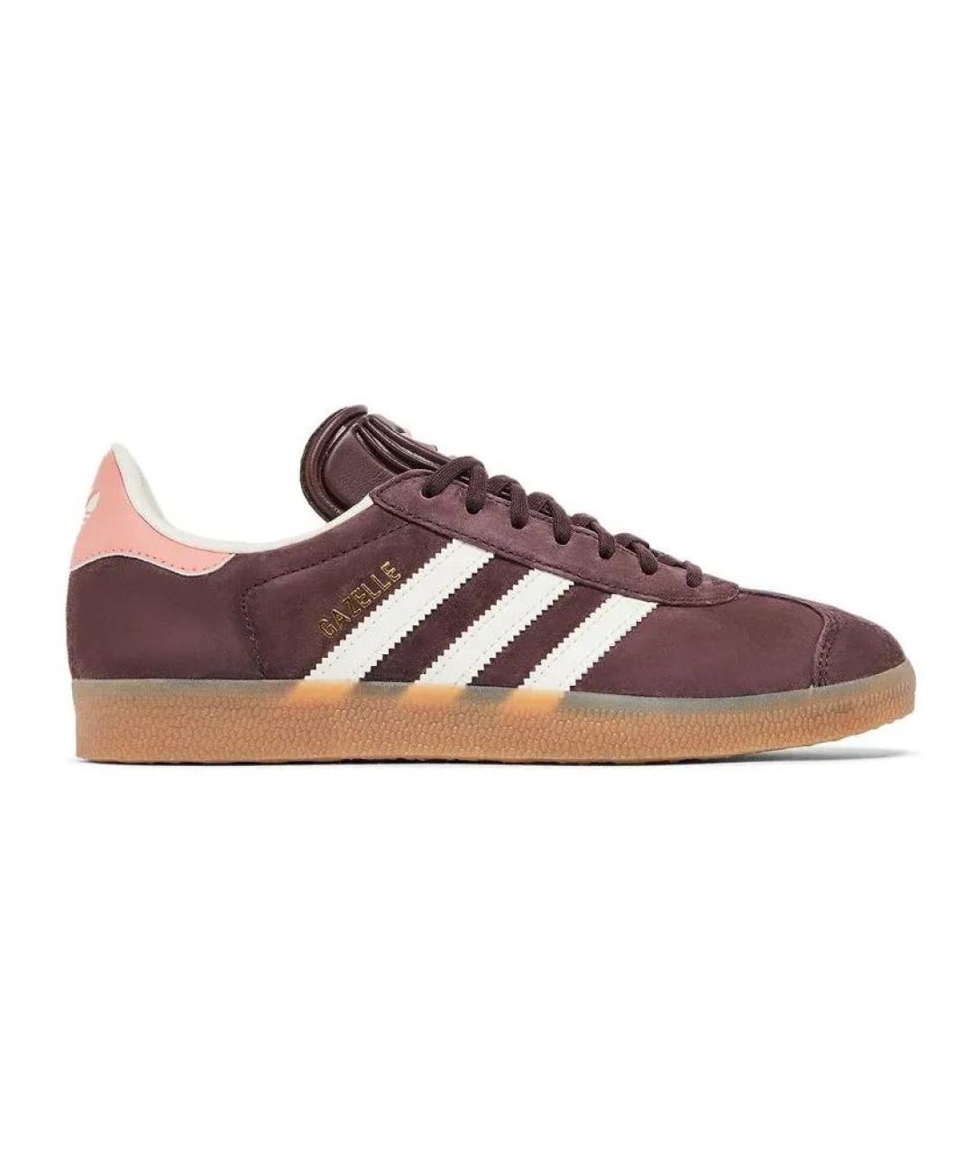 ADIDAS Коричневые замшевые кроссовки, фото 1