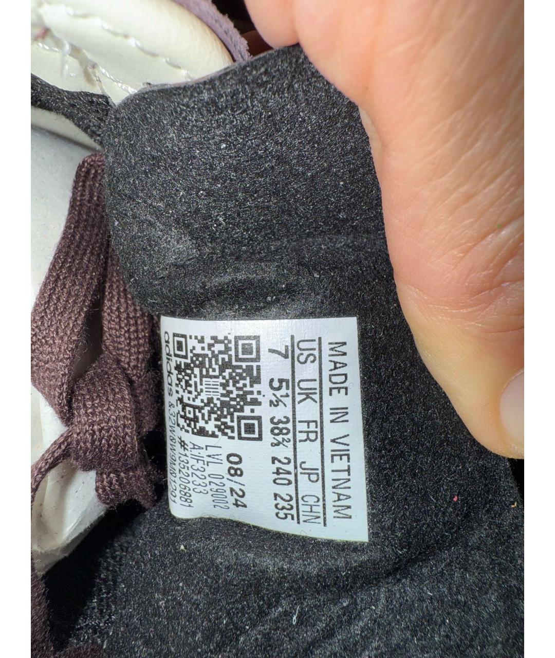 ADIDAS Коричневые замшевые кроссовки, фото 7