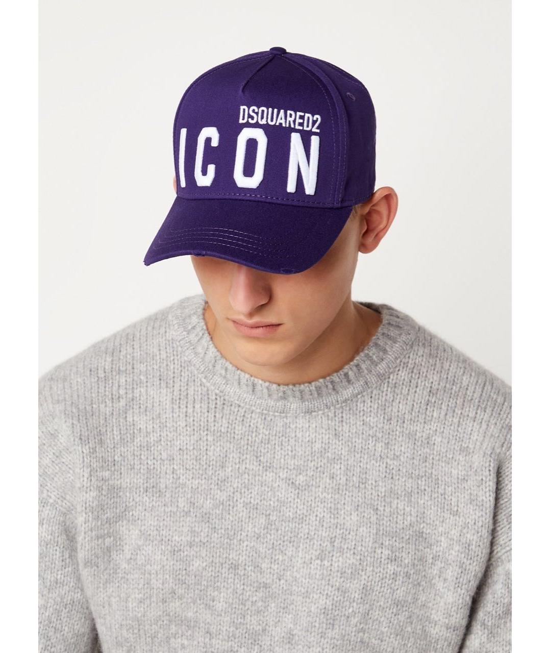 DSQUARED2 Синяя кепка/бейсболка, фото 3