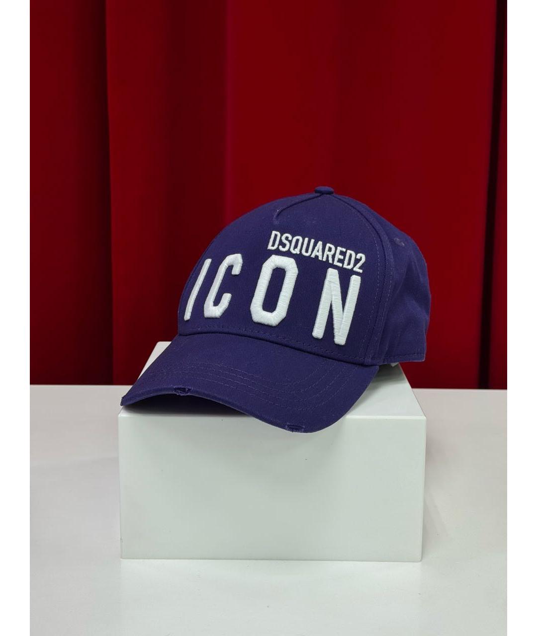DSQUARED2 Синяя кепка/бейсболка, фото 4