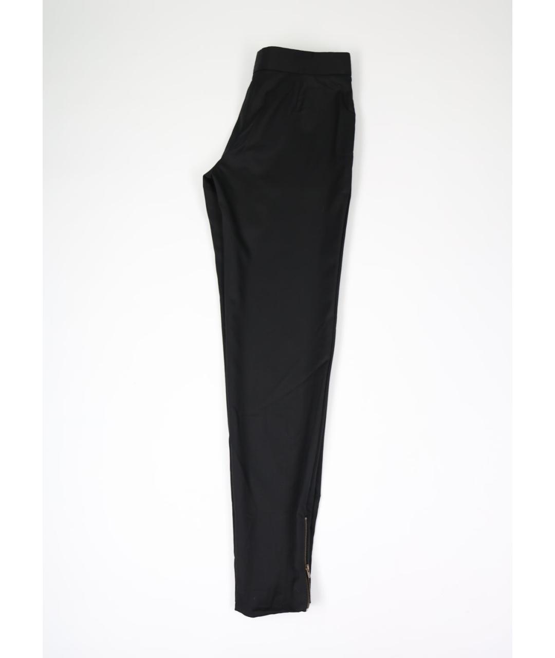 STELLA MCCARTNEY Черные шерстяные брюки узкие, фото 3