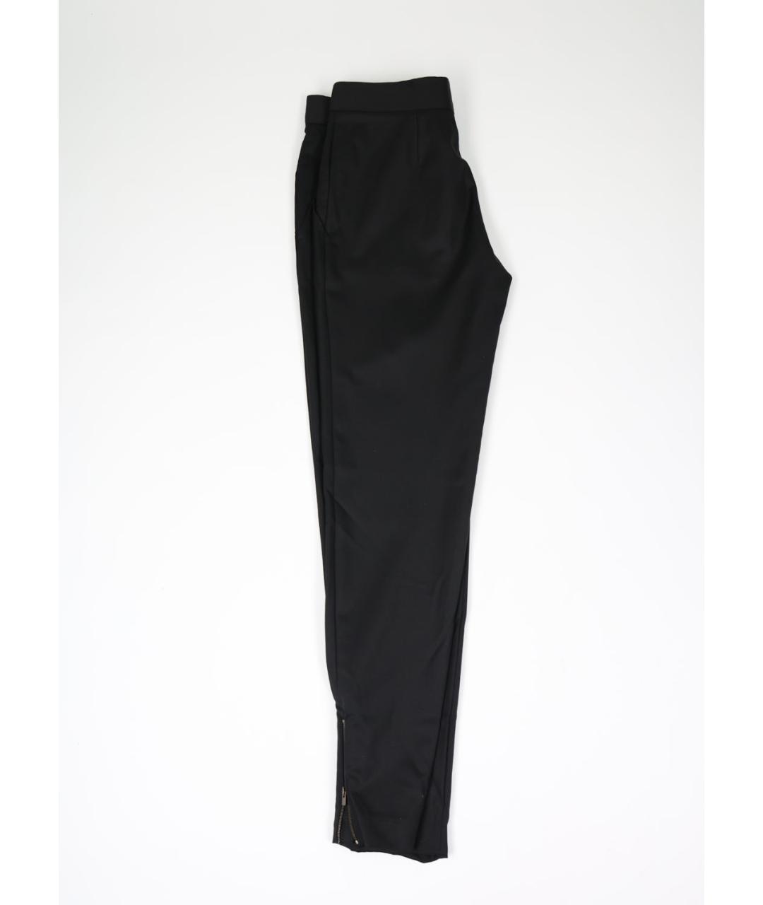 STELLA MCCARTNEY Черные шерстяные брюки узкие, фото 2
