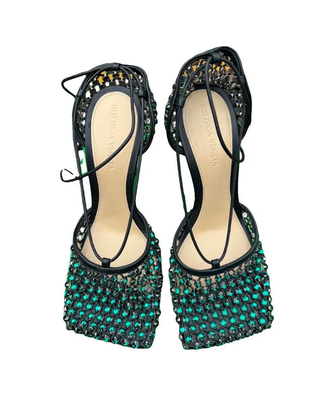 BOTTEGA VENETA Зеленые сандалии, фото 2