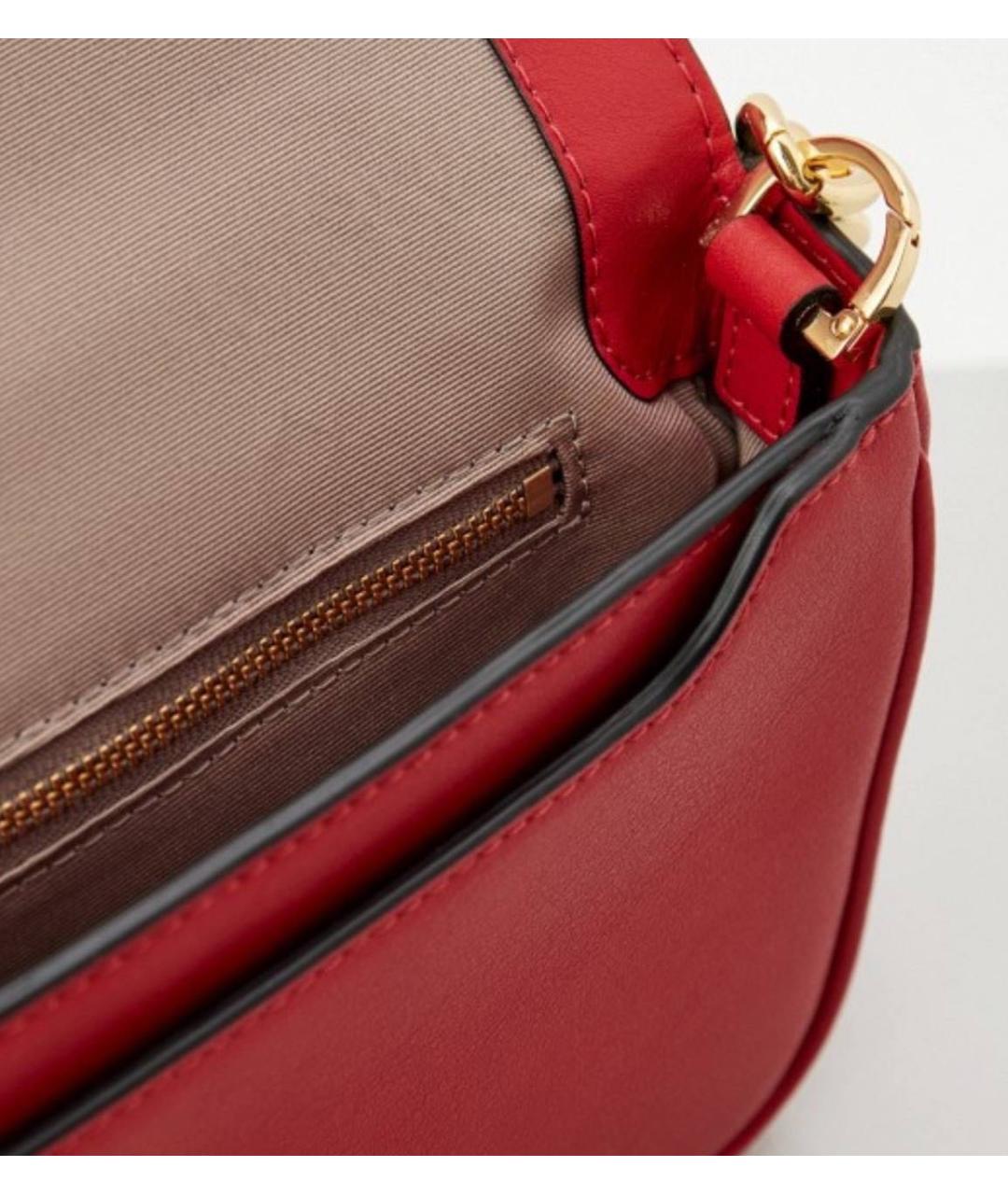MARC JACOBS Красная кожаная сумка через плечо, фото 4