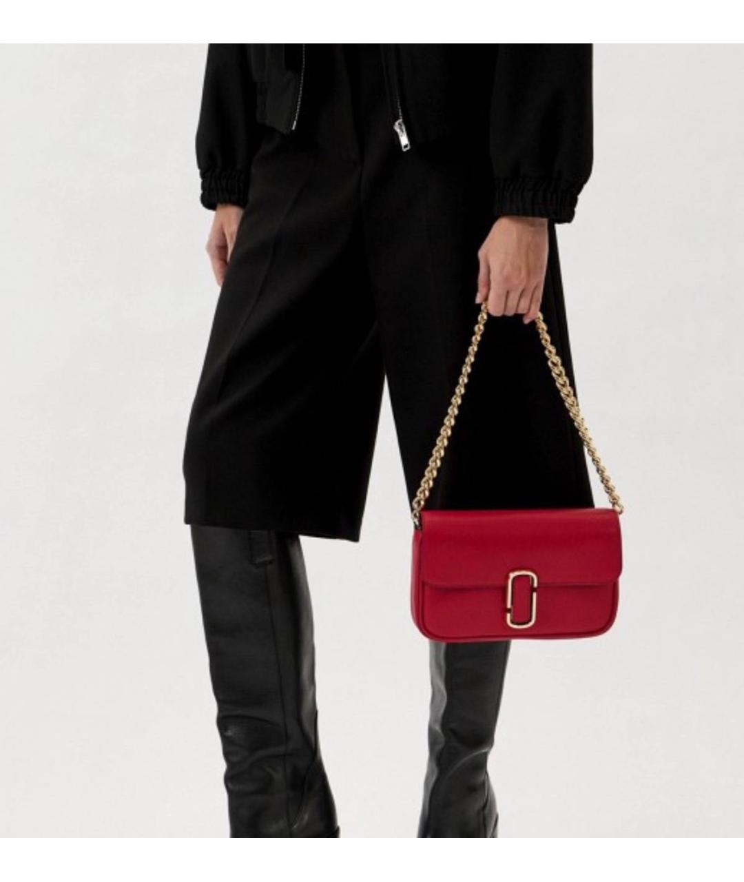 MARC JACOBS Красная кожаная сумка через плечо, фото 5