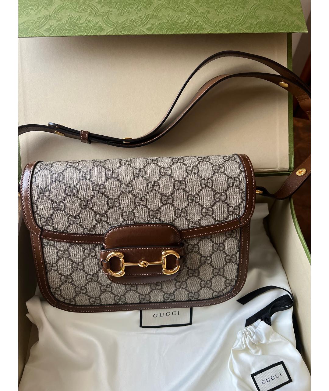 GUCCI Бежевая сумка через плечо, фото 2