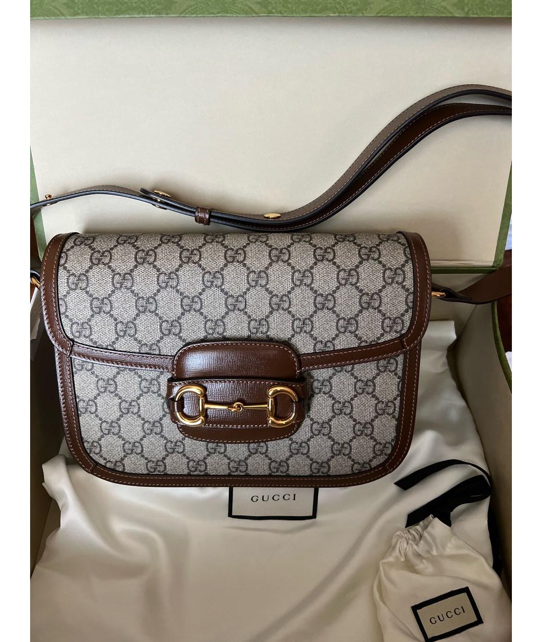 GUCCI Бежевая сумка через плечо, фото 9