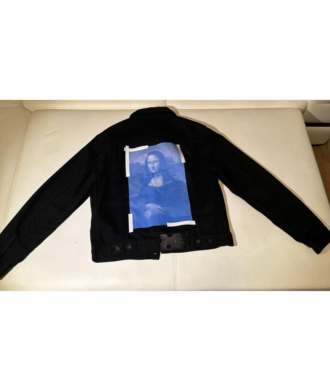 OFF-WHITE Черная хлопковая куртка, фото 2
