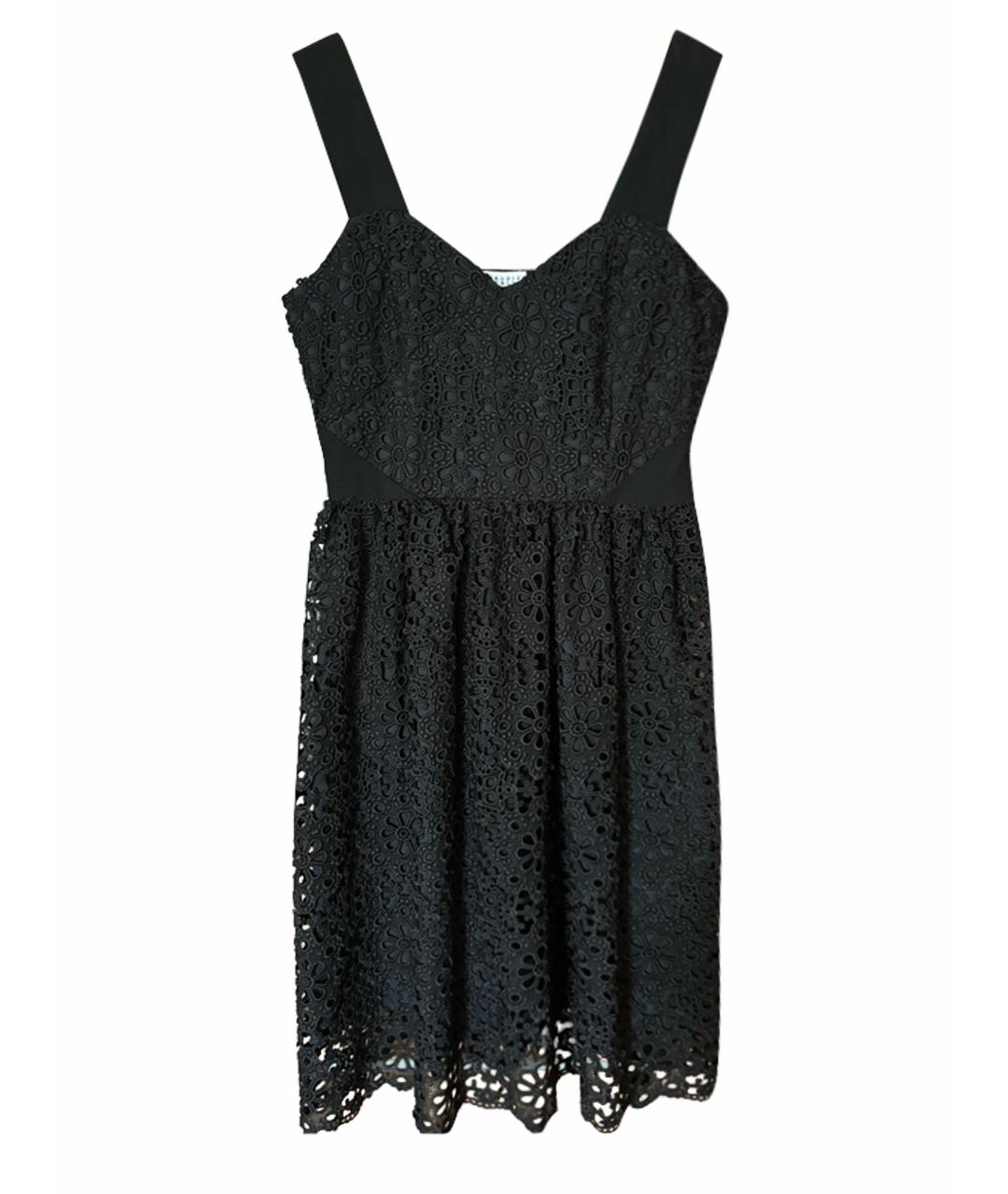 Claudie Pierlot Черное креповое коктейльное платье, фото 1