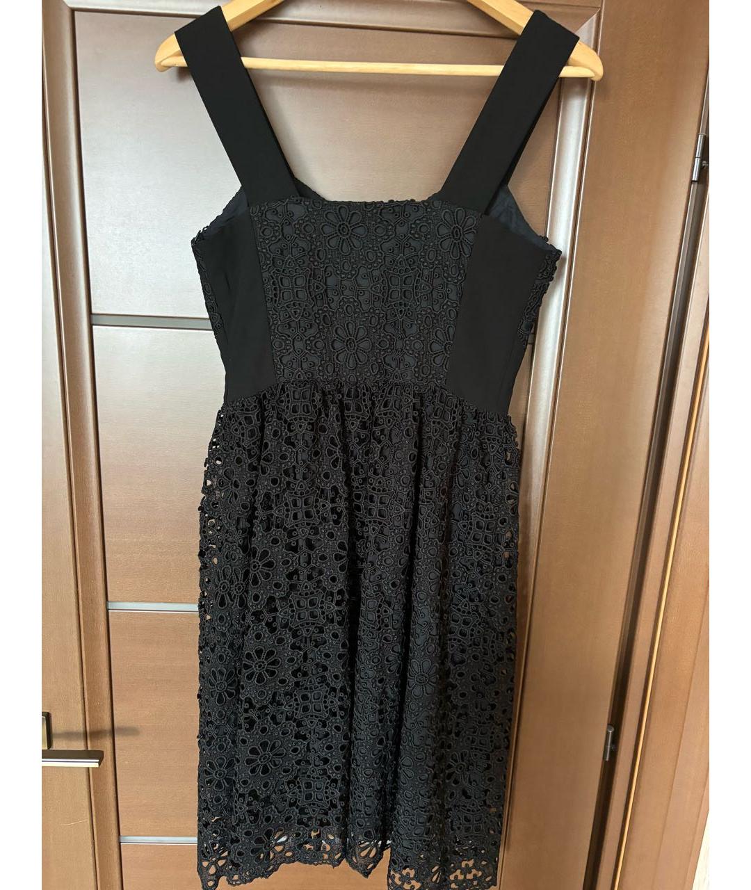 Claudie Pierlot Черное креповое коктейльное платье, фото 2