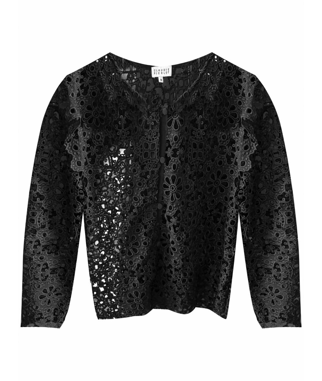 Claudie Pierlot Черный полиэстеровый жакет/пиджак, фото 1