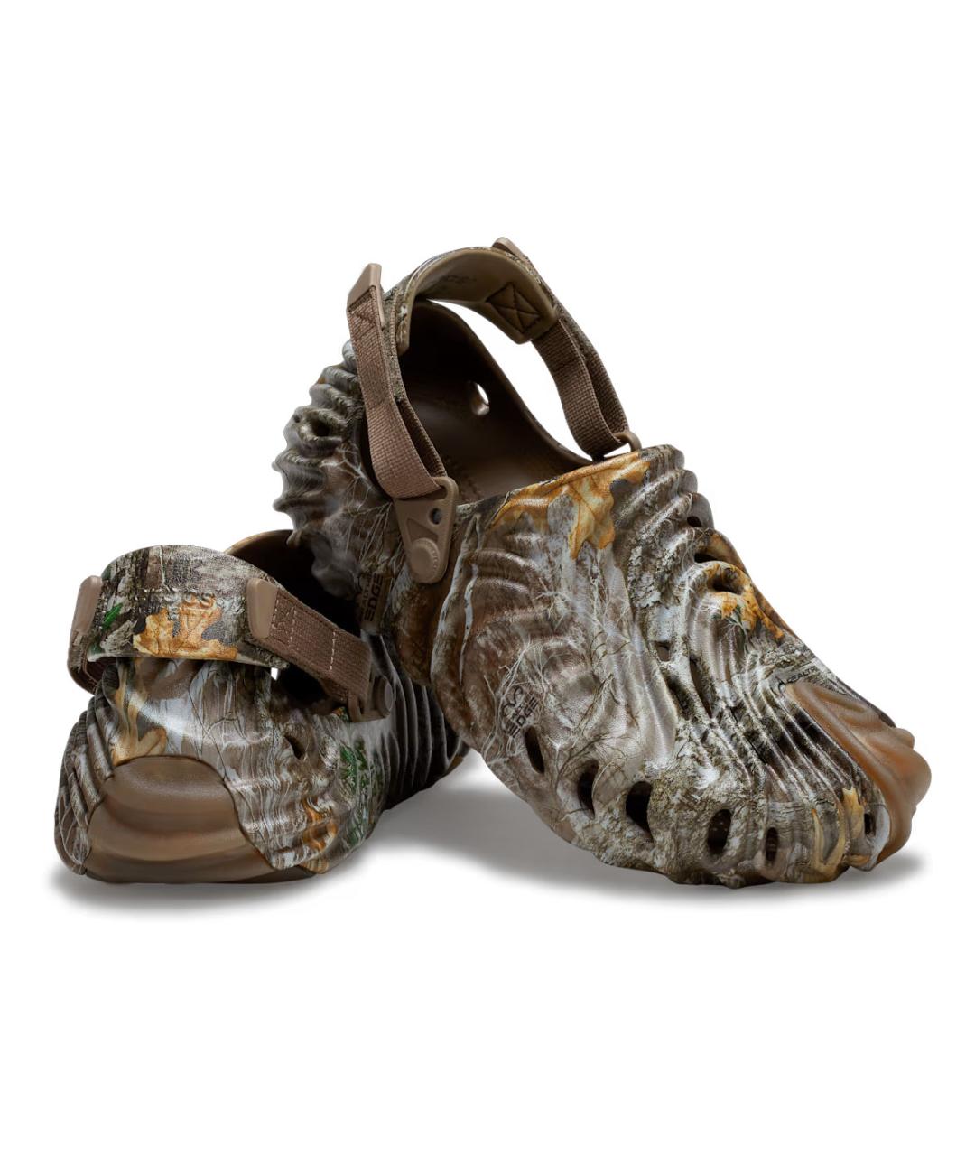 CROCS Хаки резиновые шлепанцы, фото 8