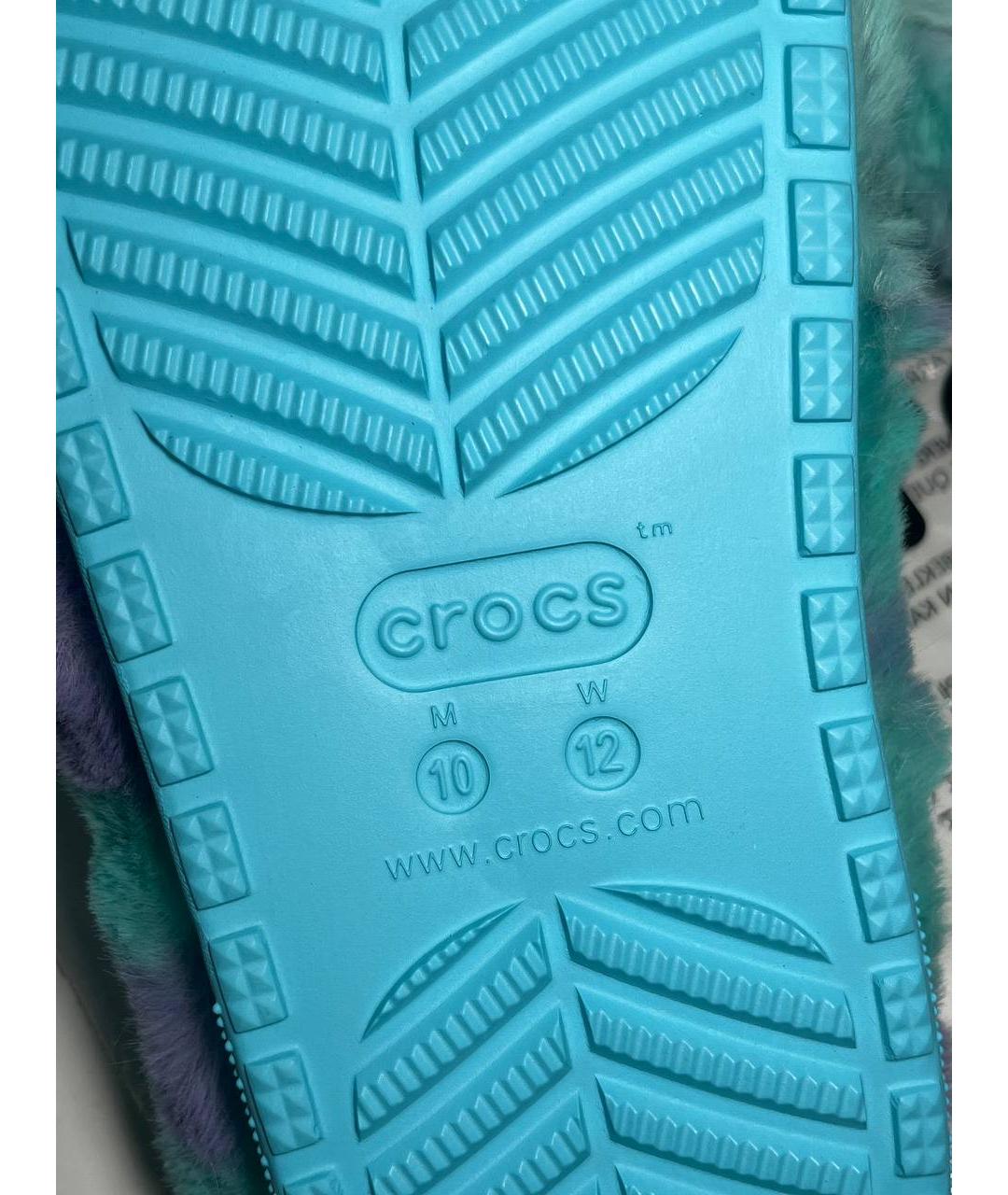 CROCS Голубые шлепанцы, фото 9