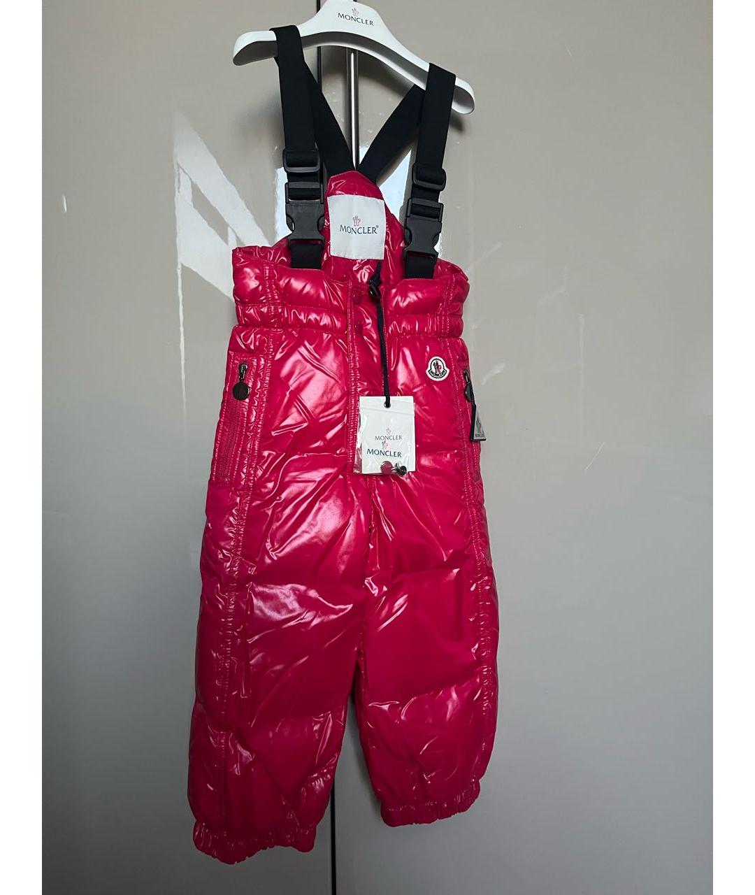 MONCLER Розовые брюки и шорты, фото 5