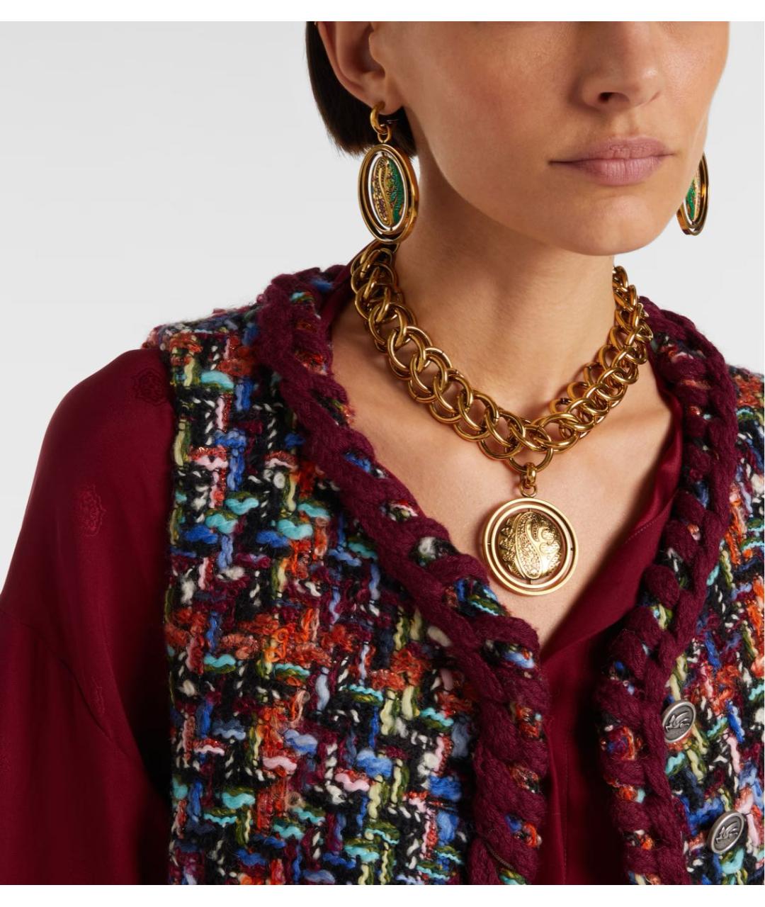 ETRO Золотые серьги, фото 6