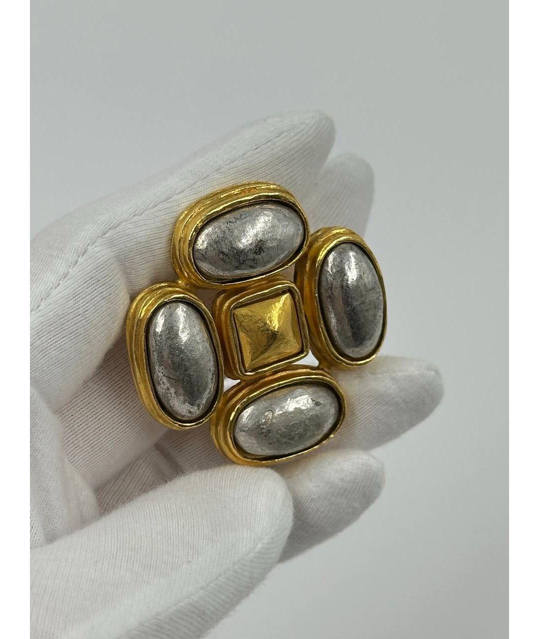 CHANEL Золотая позолоченная булавка / брошь, фото 5