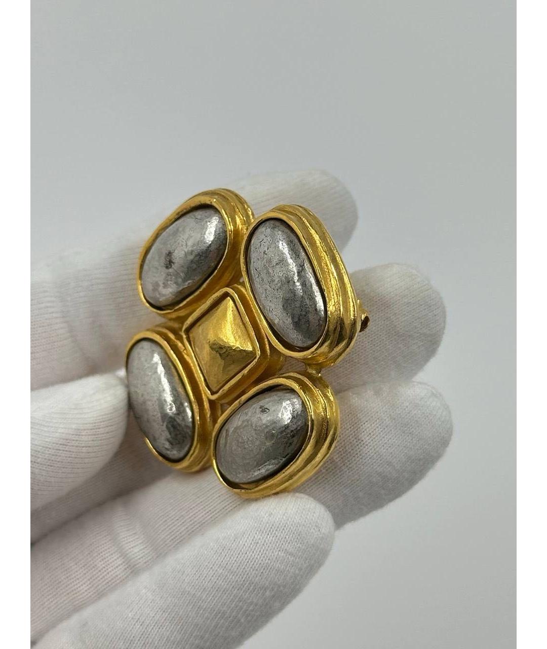 CHANEL Золотая позолоченная булавка / брошь, фото 4