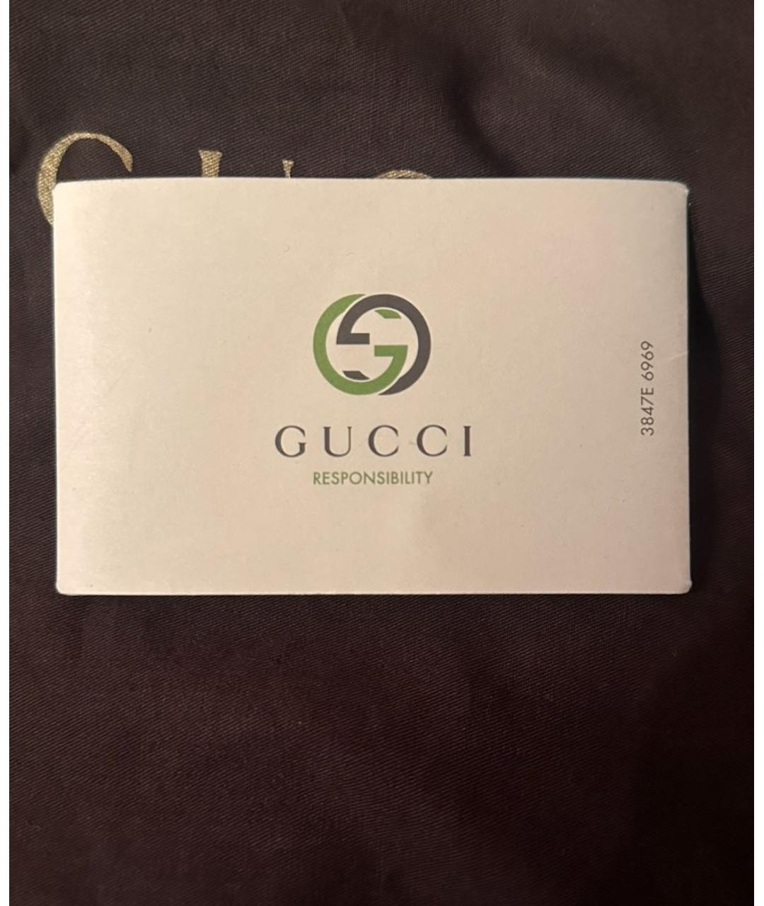 GUCCI Кожаная сумка через плечо, фото 7