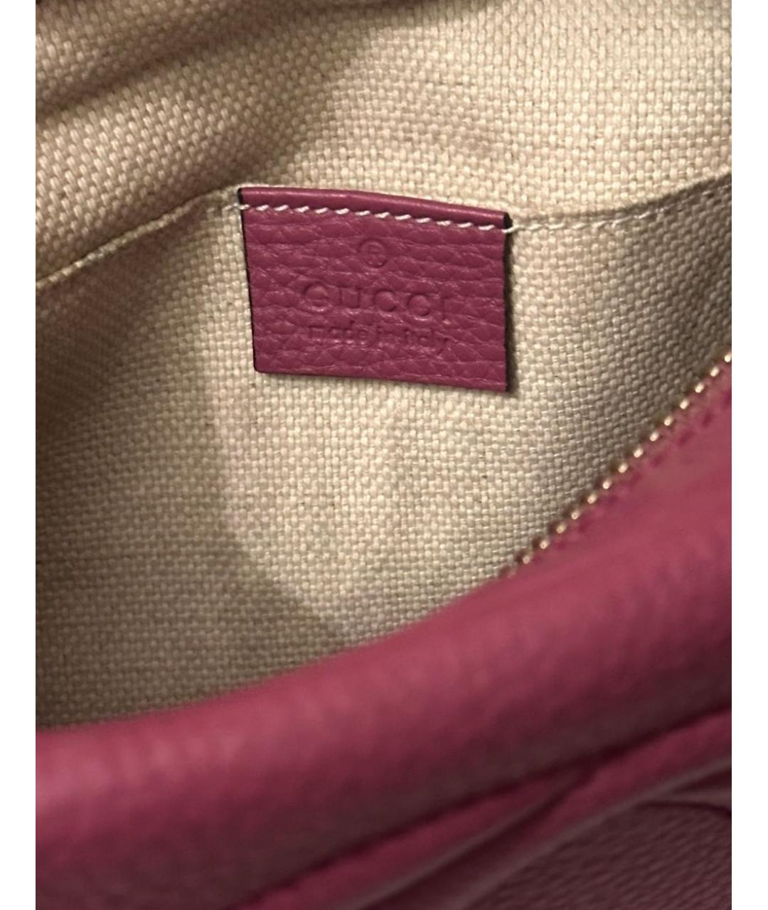 GUCCI Кожаная сумка через плечо, фото 5