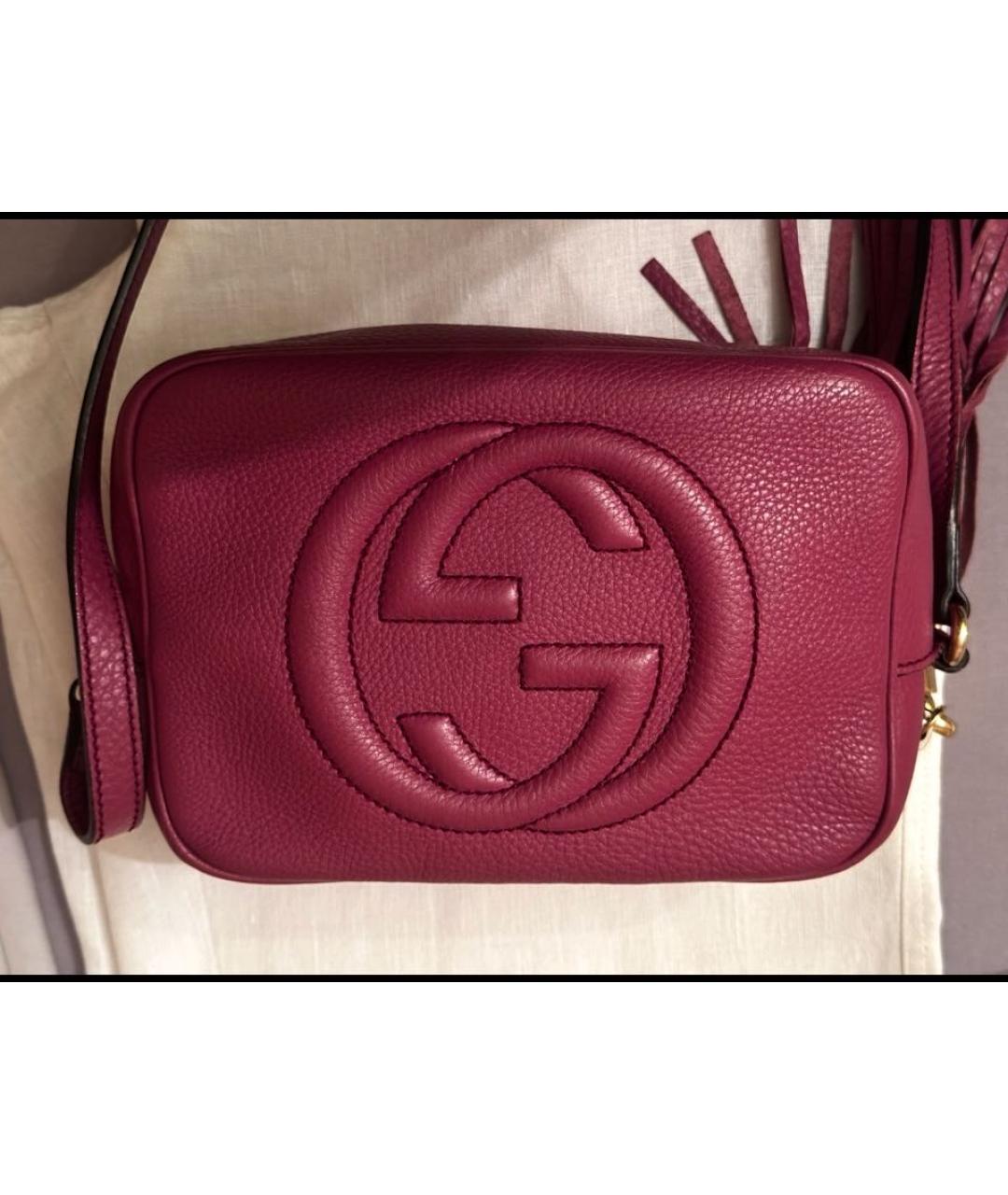 GUCCI Кожаная сумка через плечо, фото 8