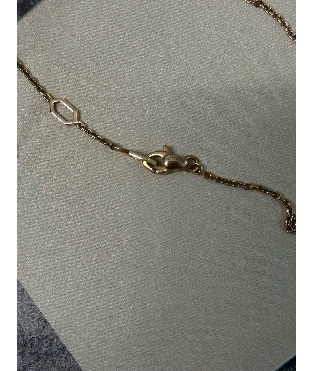 BVLGARI Розовая подвеска из розового золота, фото 4
