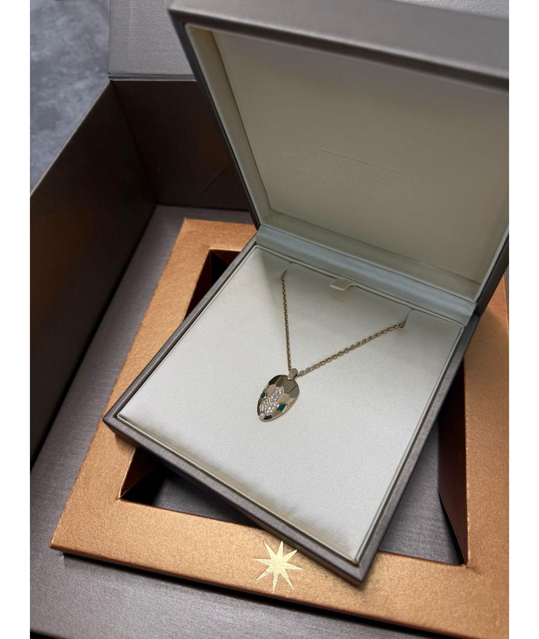 BVLGARI Розовая подвеска из розового золота, фото 2