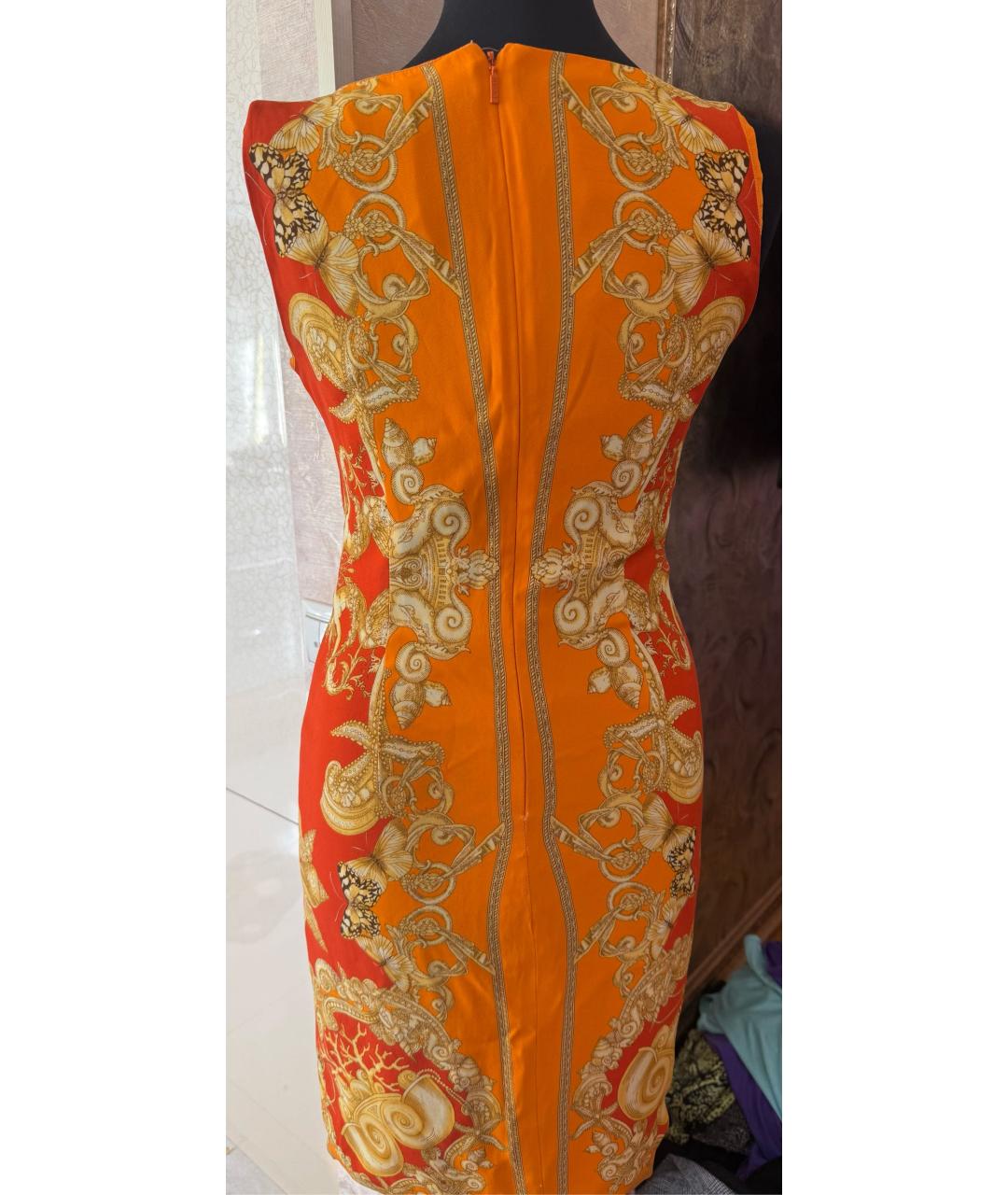 VERSACE Вискозное повседневное платье, фото 2