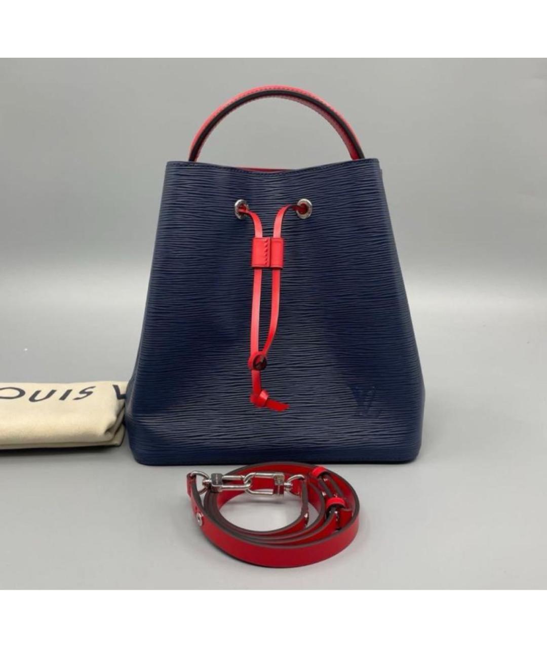 LOUIS VUITTON Темно-синяя сумка через плечо, фото 2