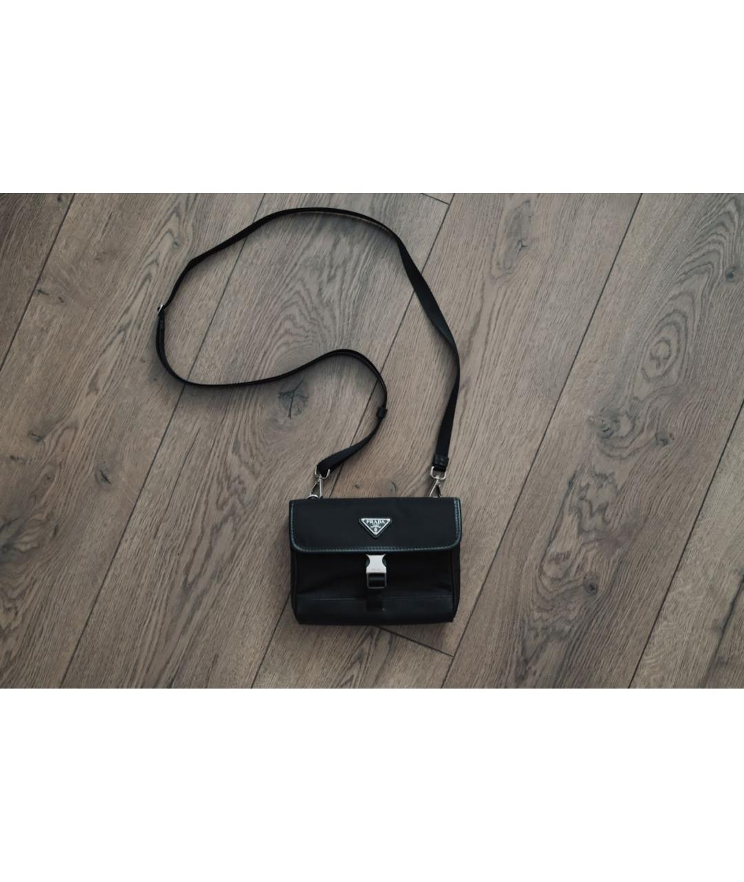 PRADA Черная сумка через плечо, фото 2