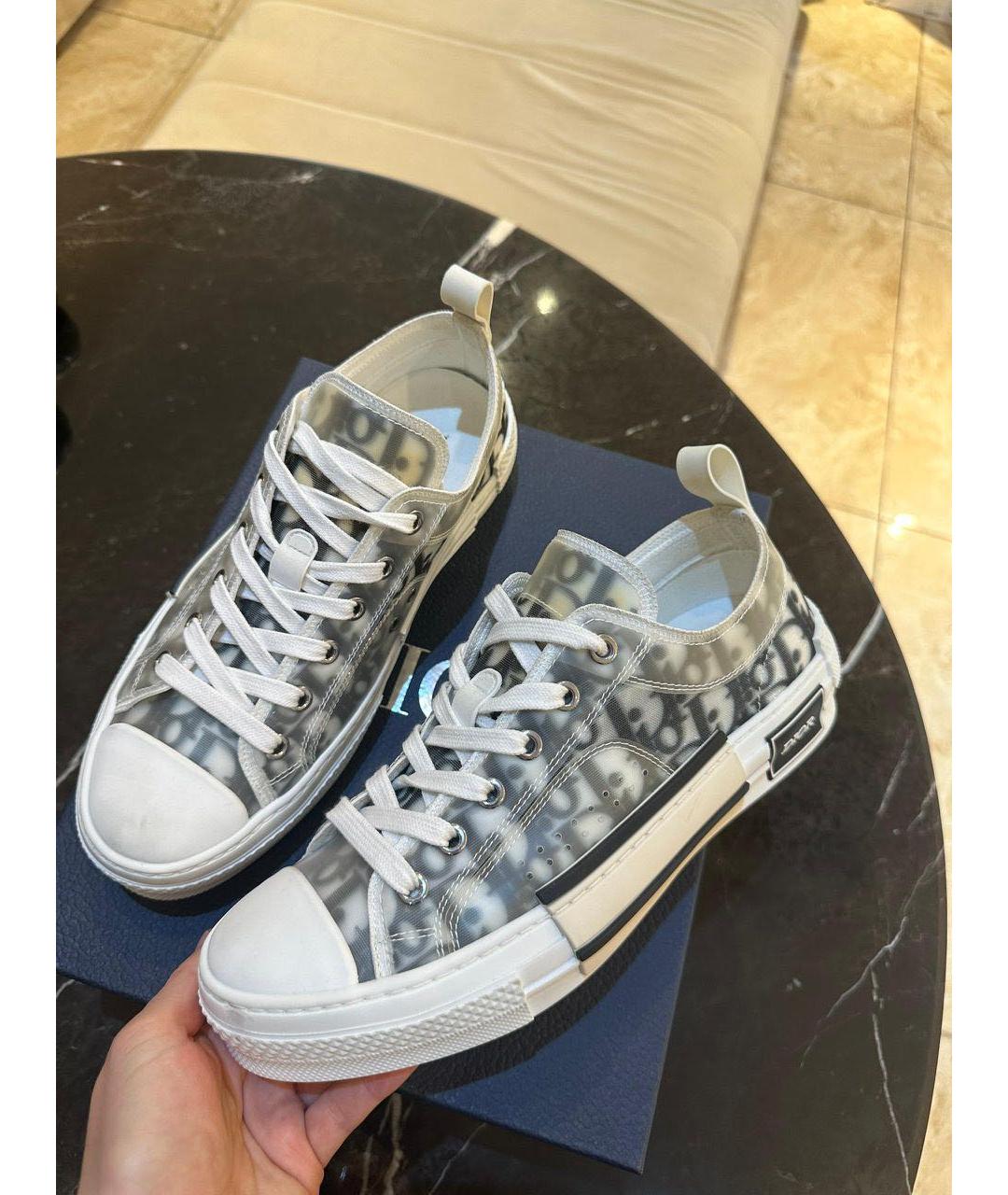 CHRISTIAN DIOR Серые кеды, фото 2