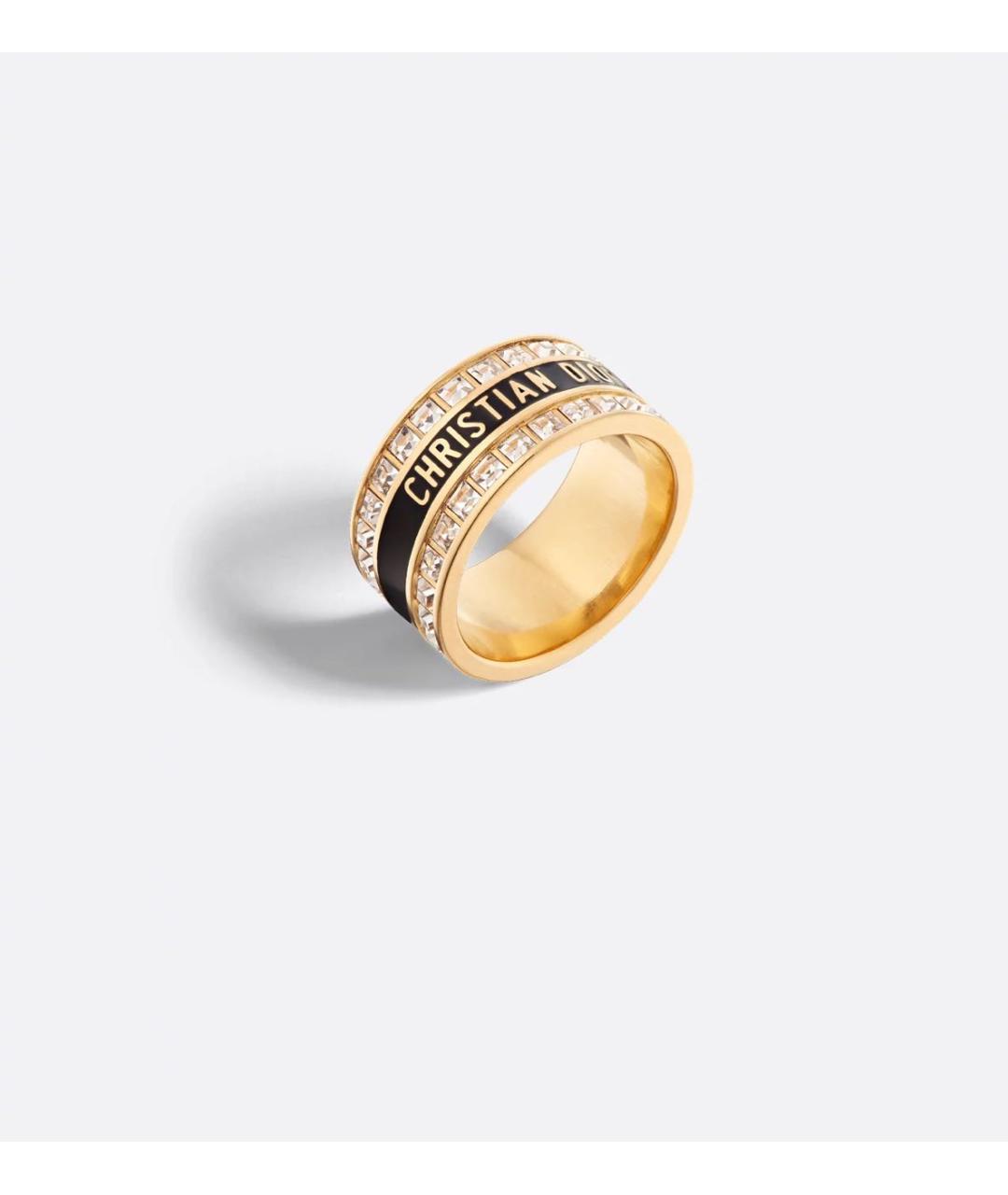 CHRISTIAN DIOR Золотое металлическое кольцо, фото 2