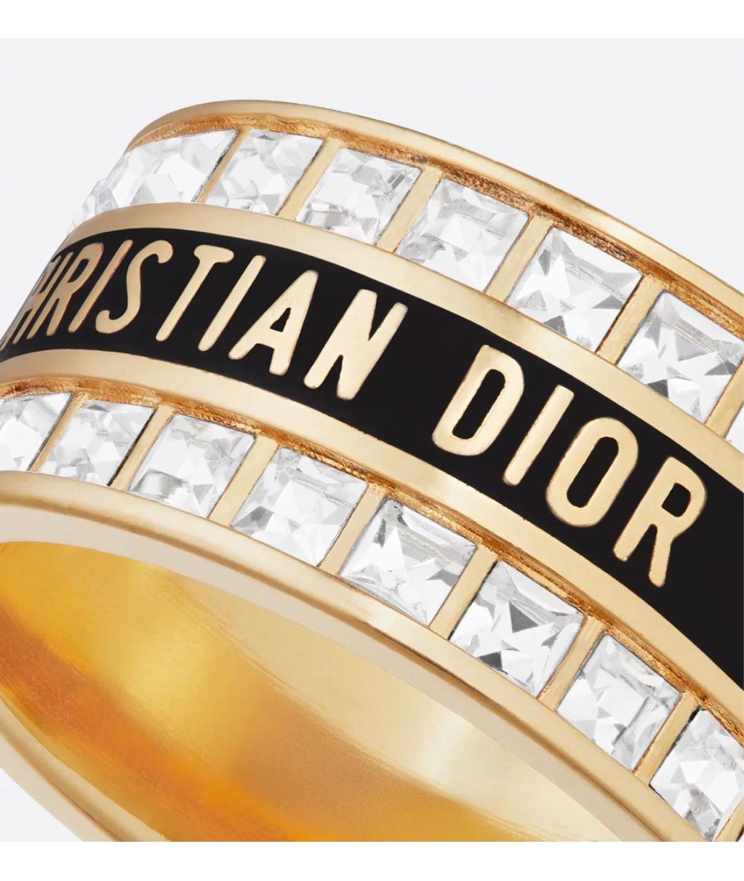 CHRISTIAN DIOR Золотое металлическое кольцо, фото 4