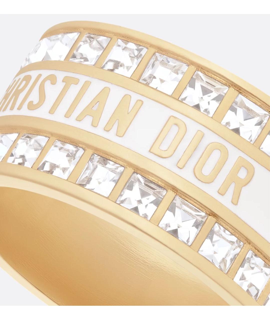 CHRISTIAN DIOR Золотое металлическое кольцо, фото 4