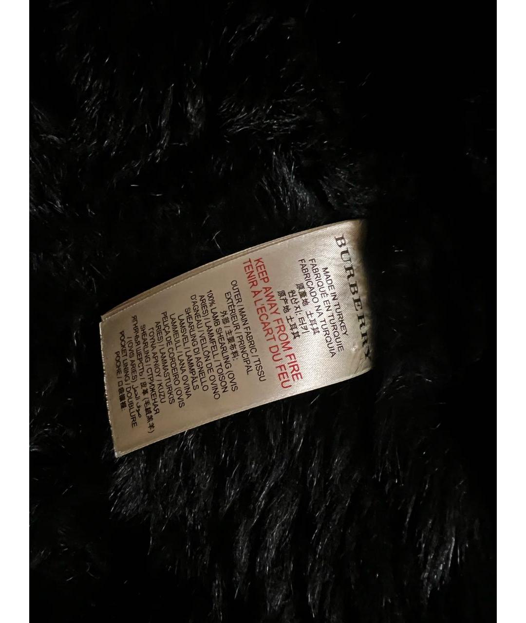 BURBERRY Черная дубленка, фото 5
