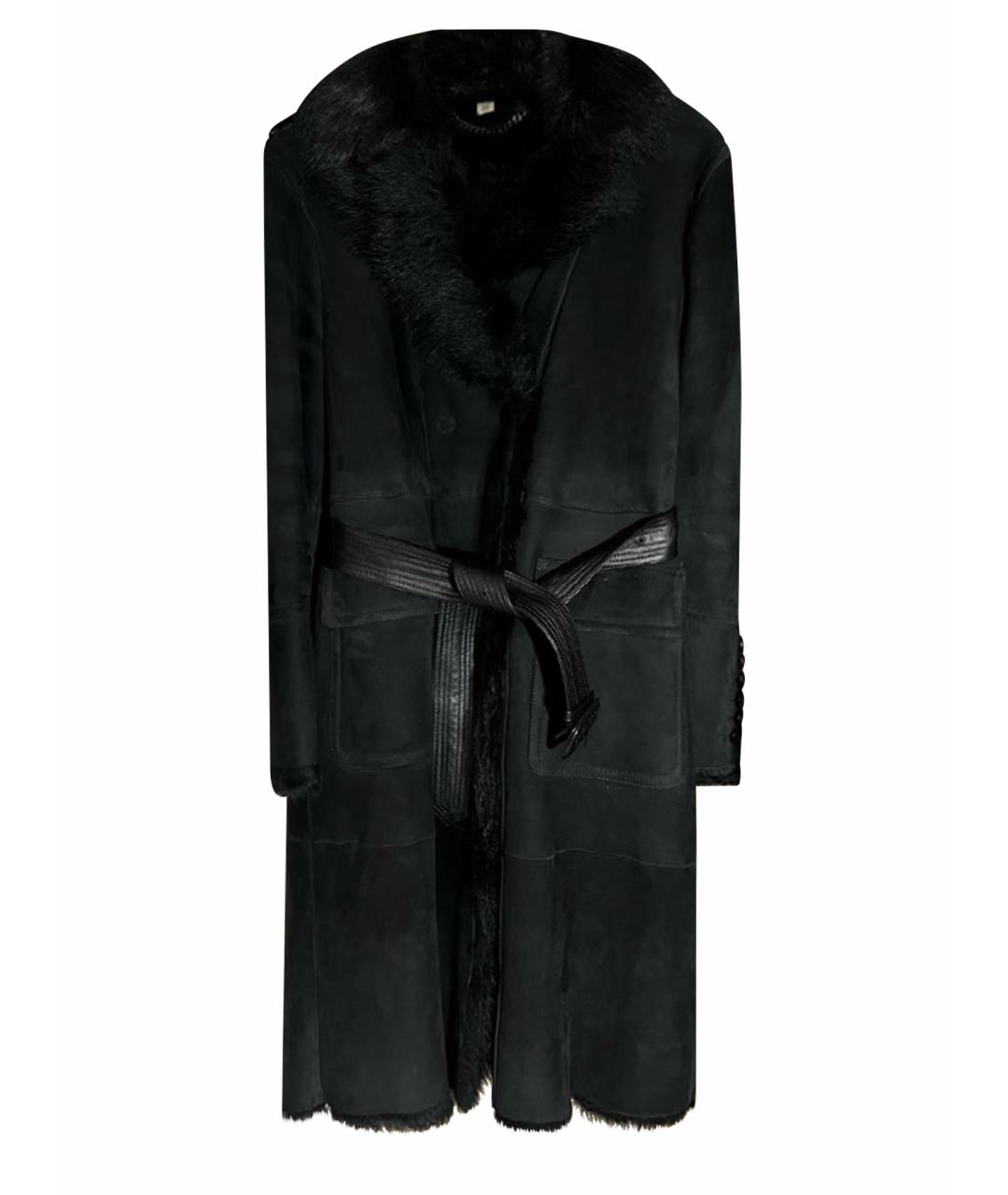 BURBERRY Черная дубленка, фото 1
