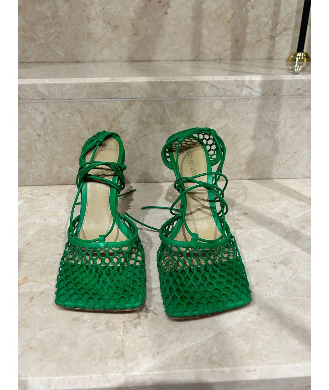BOTTEGA VENETA Зеленые туфли, фото 2