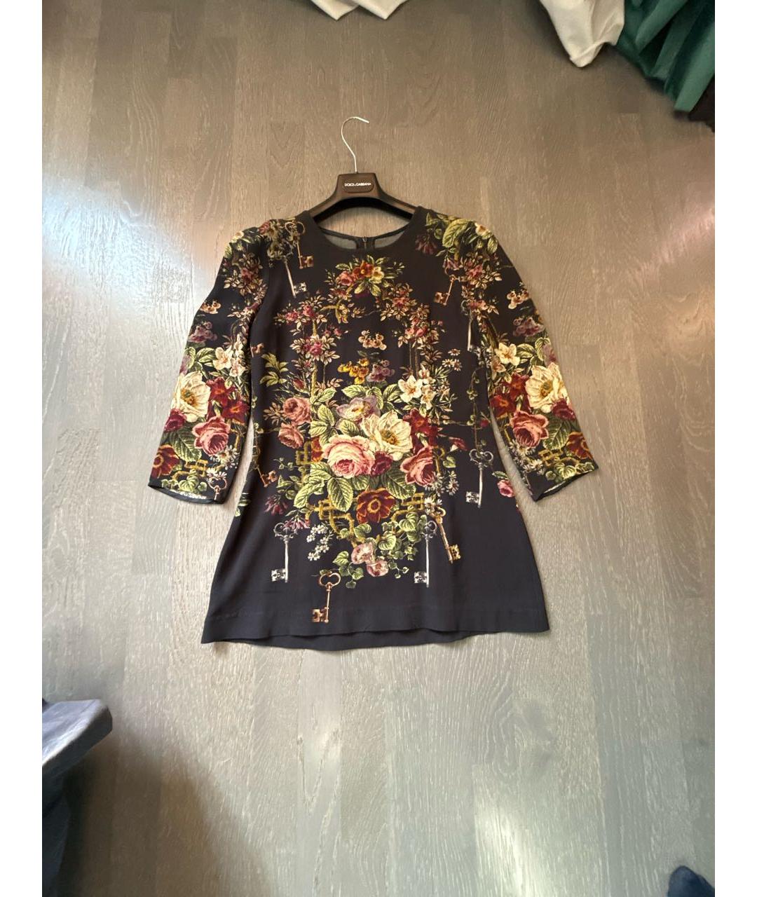 DOLCE&GABBANA Черная вискозная блузы, фото 7