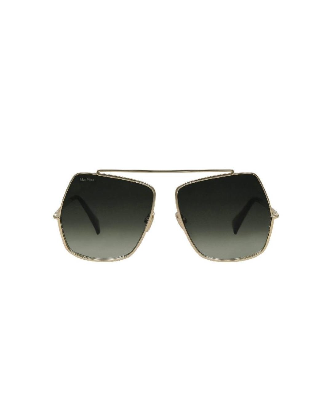 MAX MARA Серые металлические солнцезащитные очки, фото 1